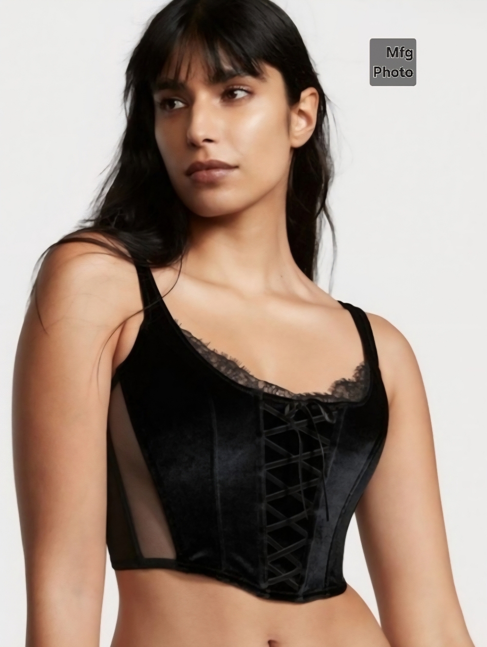 Victoria's Secret Velvet Corset, Womens Small - Picture 1 of 5